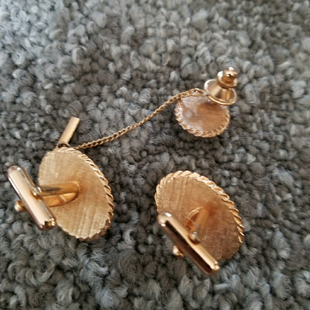 Men's cufflinks set - Picture 2 of 4